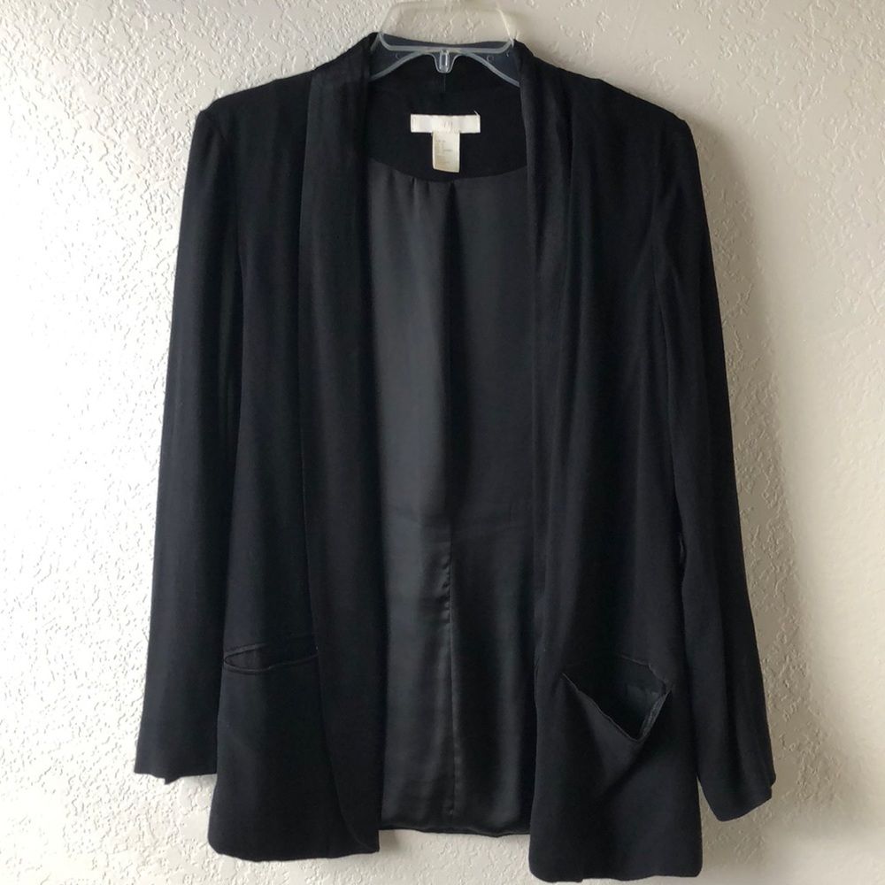 A Black Long Blazer